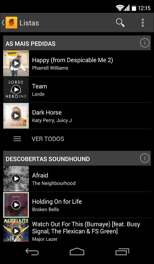 SoundHound ∞ - screenshot