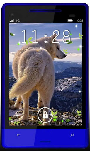 White Wolf HD live wallpaper