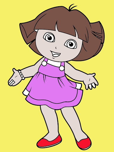 【免費家庭片App】Girl The Explorer Coloring-APP點子