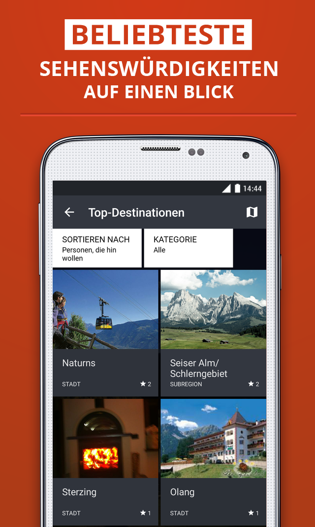 Südtirol Premium Guide Screen 2