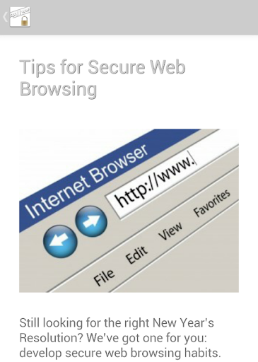 Secure Web Browser Guide