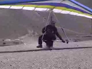 The Point of the Mountain hang gliding
