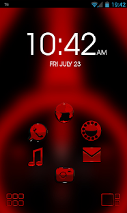 How to get Smart Launcher red GSLTHEME 1.20 unlimited apk for bluestacks