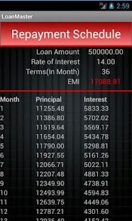 Loan Master-EMI,Interest,Tenor Screenshots 3