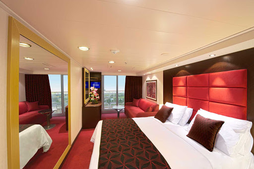 MSC-Divina-Outside-Cabin-with-Balcony - You'll appreciate the scenery from your own private balcony aboard MSC Divina.