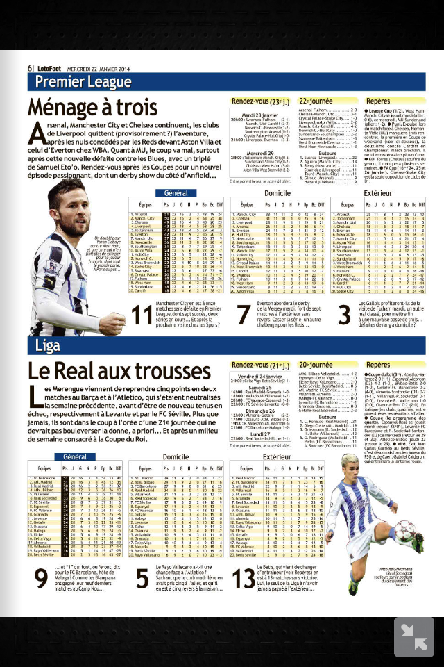 Loto Foot Magazine Screen 3