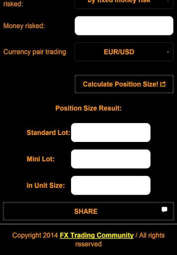 【免費財經App】Forex Position Size Calculator-APP點子