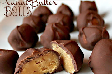 EASY CHOCOLATE PEANUT BUTTER BALLS RECIPE