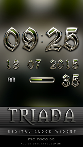 TRIADA Digital Clock Widget
