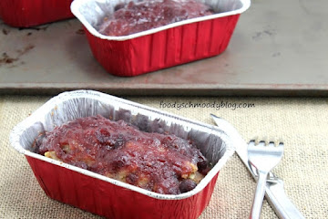 Cranberry Glazed Turkey Meatloaf