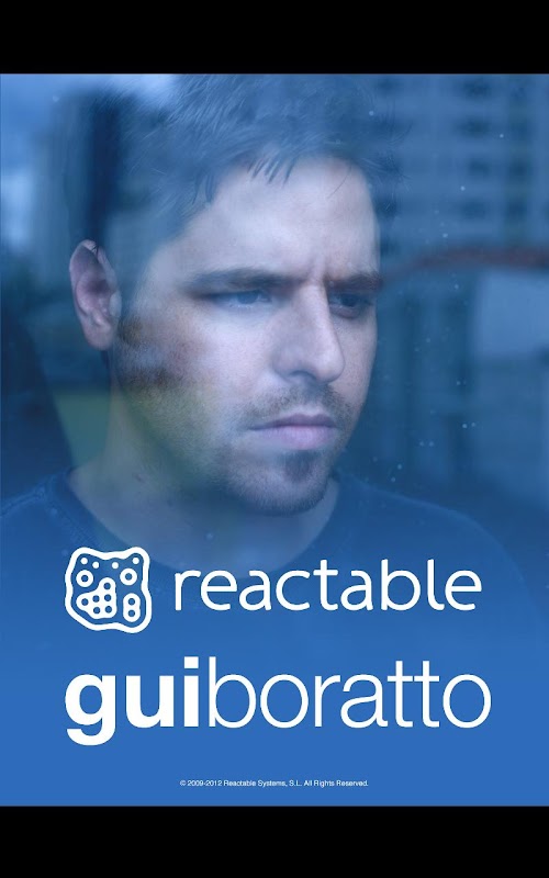 Android application Reactable Gui Boratto screenshort