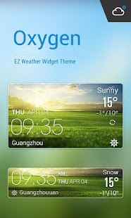 Galaxy Style Weather Widget