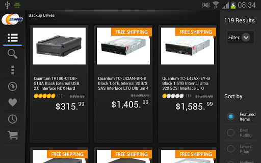 【免費購物App】Newegg for Google TV-APP點子