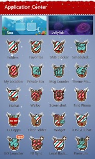 Lastest GO SMS Pro Xmas Moose Theme APK