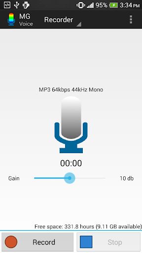 MG Voice Recorder MP3 PCM EASY