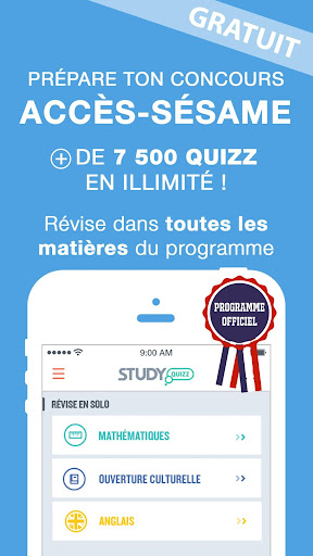 Accès Sésame Link Study Quizz