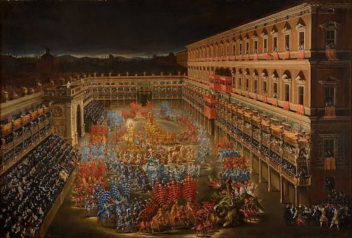 Carnival of 1656, carousel at Palazzo Barberini in honour of Christina of Sweden