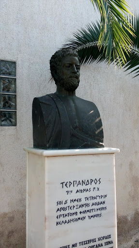 Terpandros Statue