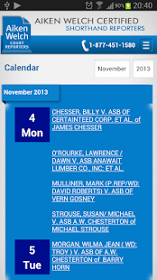 Lastest Aiken&Welch - Court reporters APK