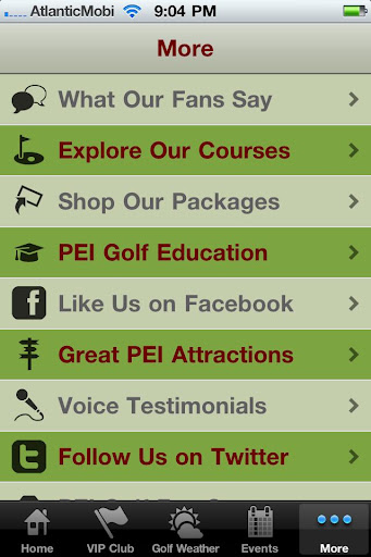 【免費旅遊App】PEI Golf Packs-APP點子