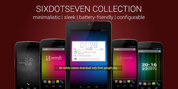 Free Download 6DOT7 BLOCK CLOCK APK