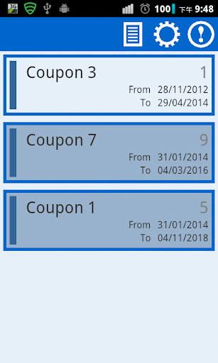 Coupon Calendar