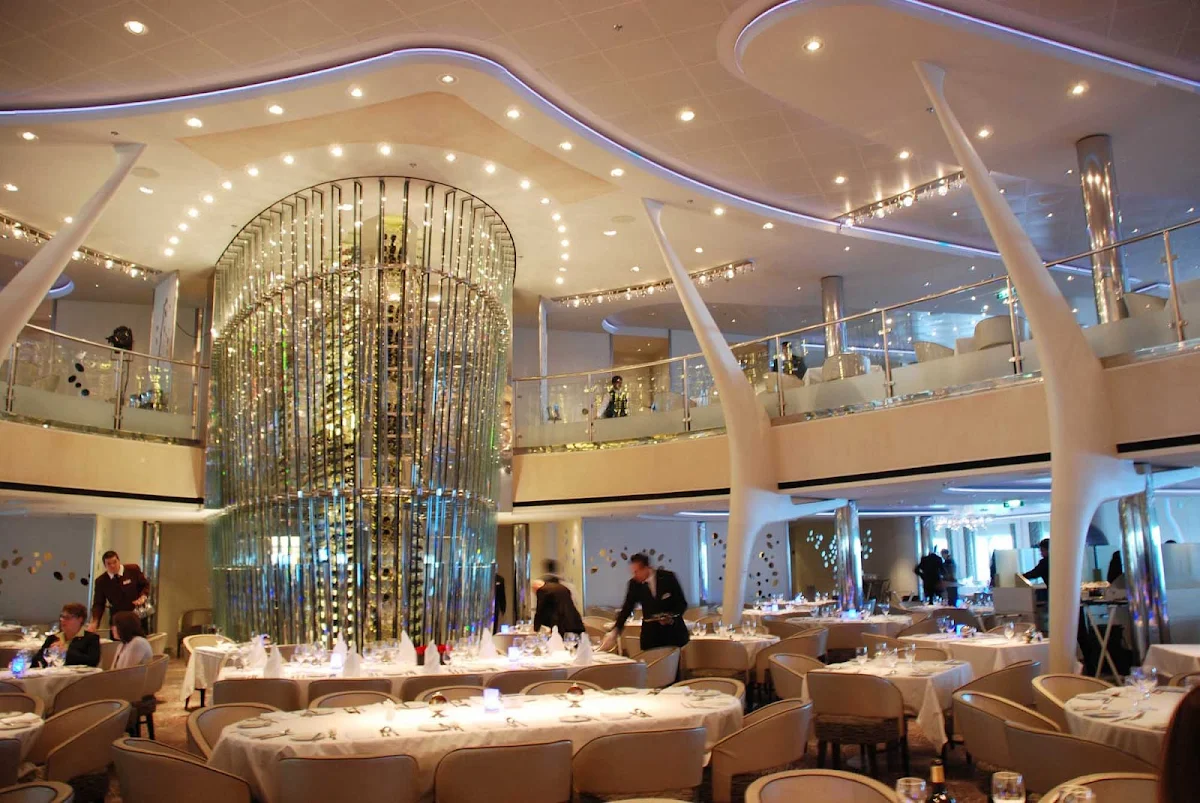 Celebrity-Solstice-formal-dining - Formal night in the dining room on Celebrity Solstice.