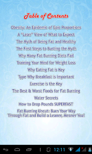 【免費健康App】Fat burning 101-APP點子