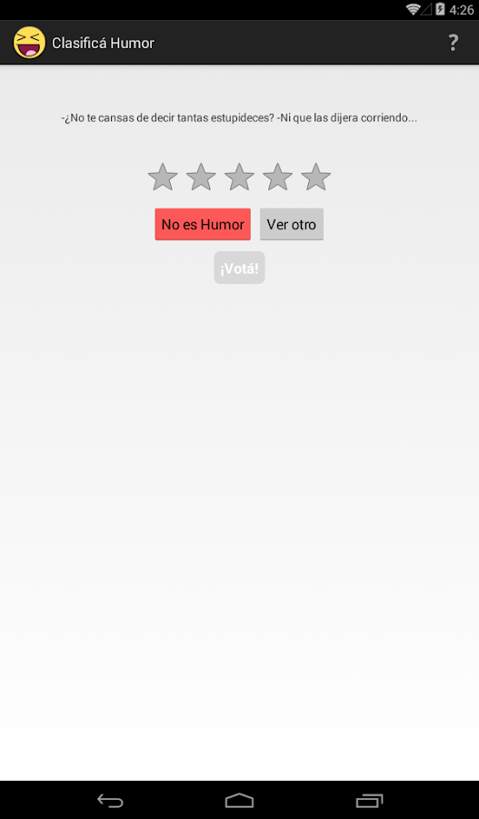    Clasificá Humor- screenshot  