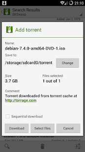 tTorrent Lite - Torrent Client - screenshot thumbnail
