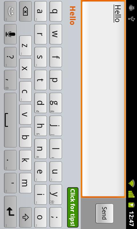Alternative English Layouts Screen 3