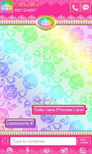 How to download Princess Rainbow Lace Theme 1.0 unlimited apk for android