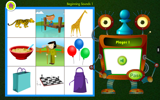 Robot Bingo: Letter Sounds