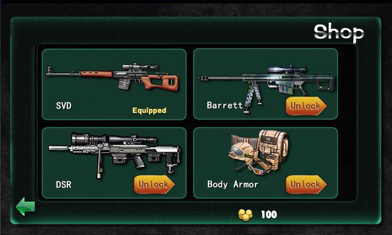 War Sniper-Top Free Game - screenshot