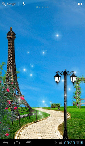 Summer paris live wallpaper