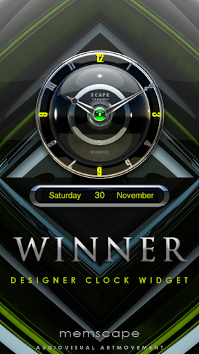 WINNER Designer Clock Widget