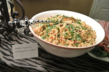 Mediterranean Roasted Vegetable Israeli Couscous
