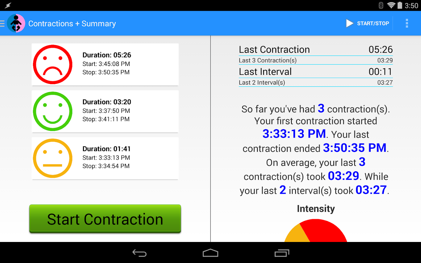 Easy Contraction Timer Android Apps on Google Play