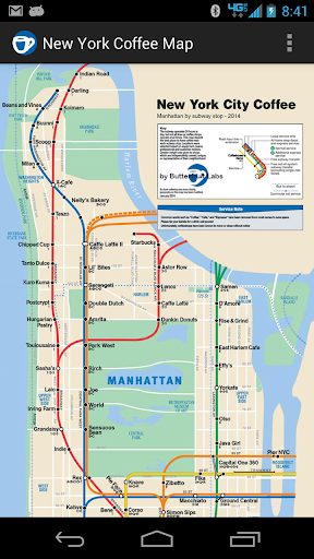 New York Coffee Map