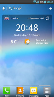 OpenWeather – weather forecast screenshot for Android
