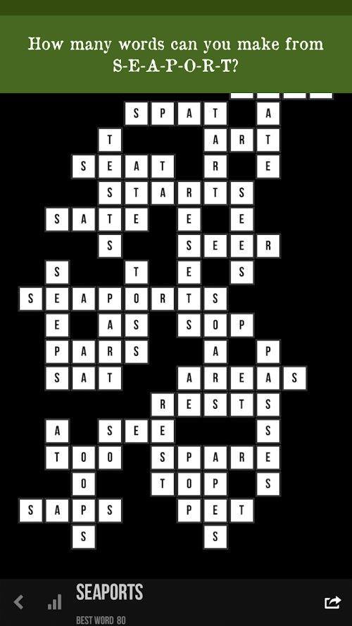 Android application SpellGrid+ screenshort