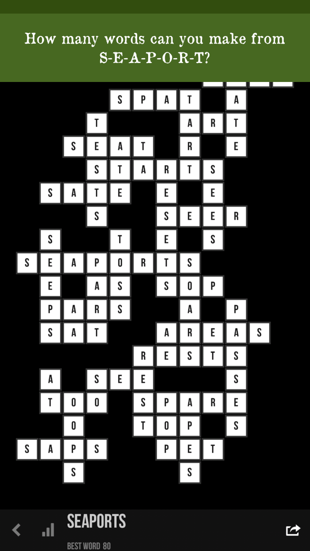 SpellGrid+ Screen 1