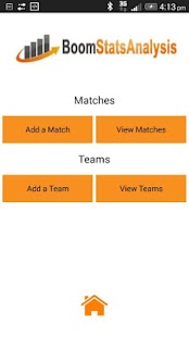 Android application Football match analysis app screenshot