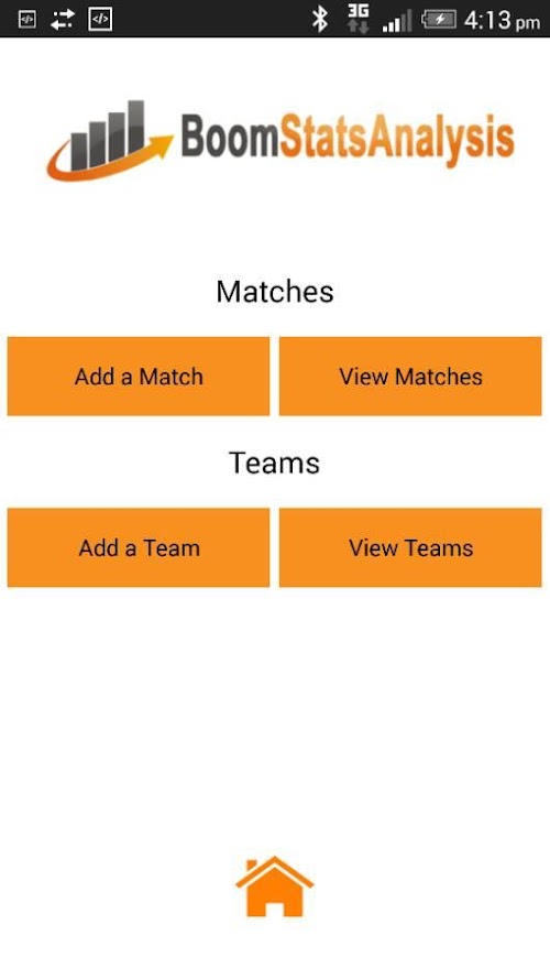 Android application Football match analysis app screenshort