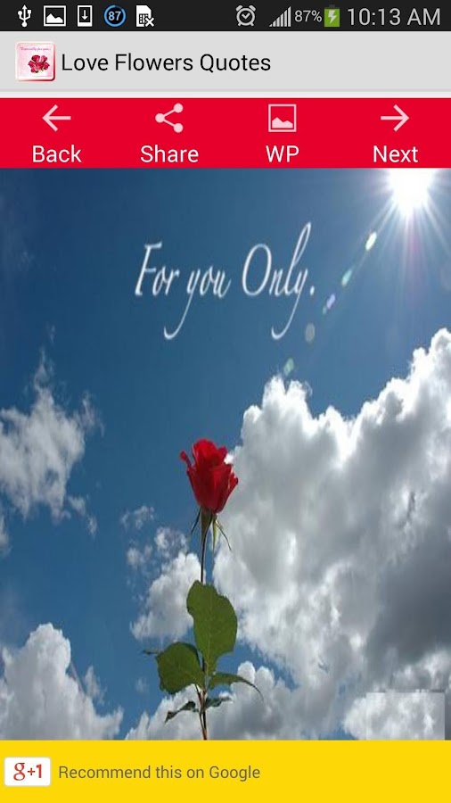 Love Flowers Quotes - Android Apps on Google Play