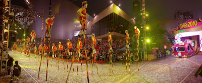 The pull-out-all-the-stops Chinese New Year Parade in Hong Kong.