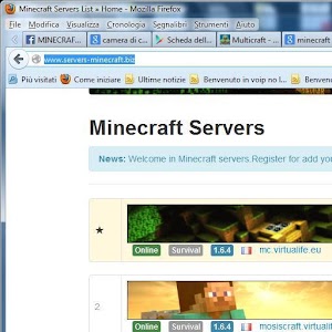 Minecraft Server List for PC and MAC