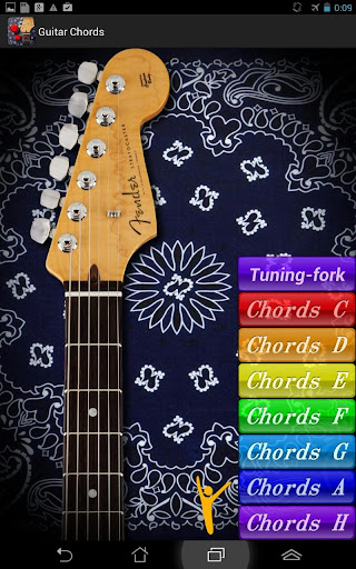 Guitar chords Tuning-fork