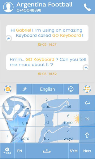 【免費個人化App】Football Argentina Keyboard-APP點子