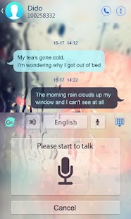 Free Glass GO Keyboard Theme - screenshot thumbnail